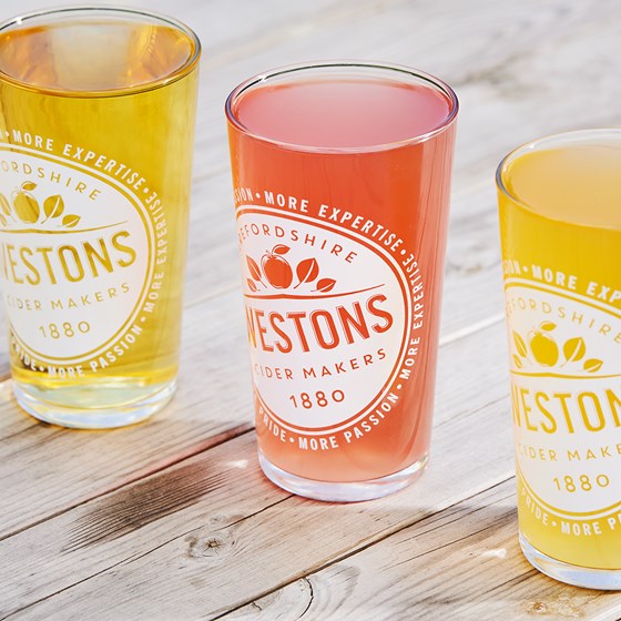 Westons Branded Pint Glasses (4 Pack)