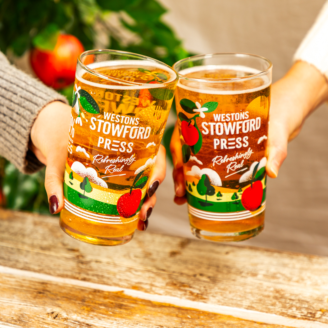 Stowford Press Glassware (4x Pints)